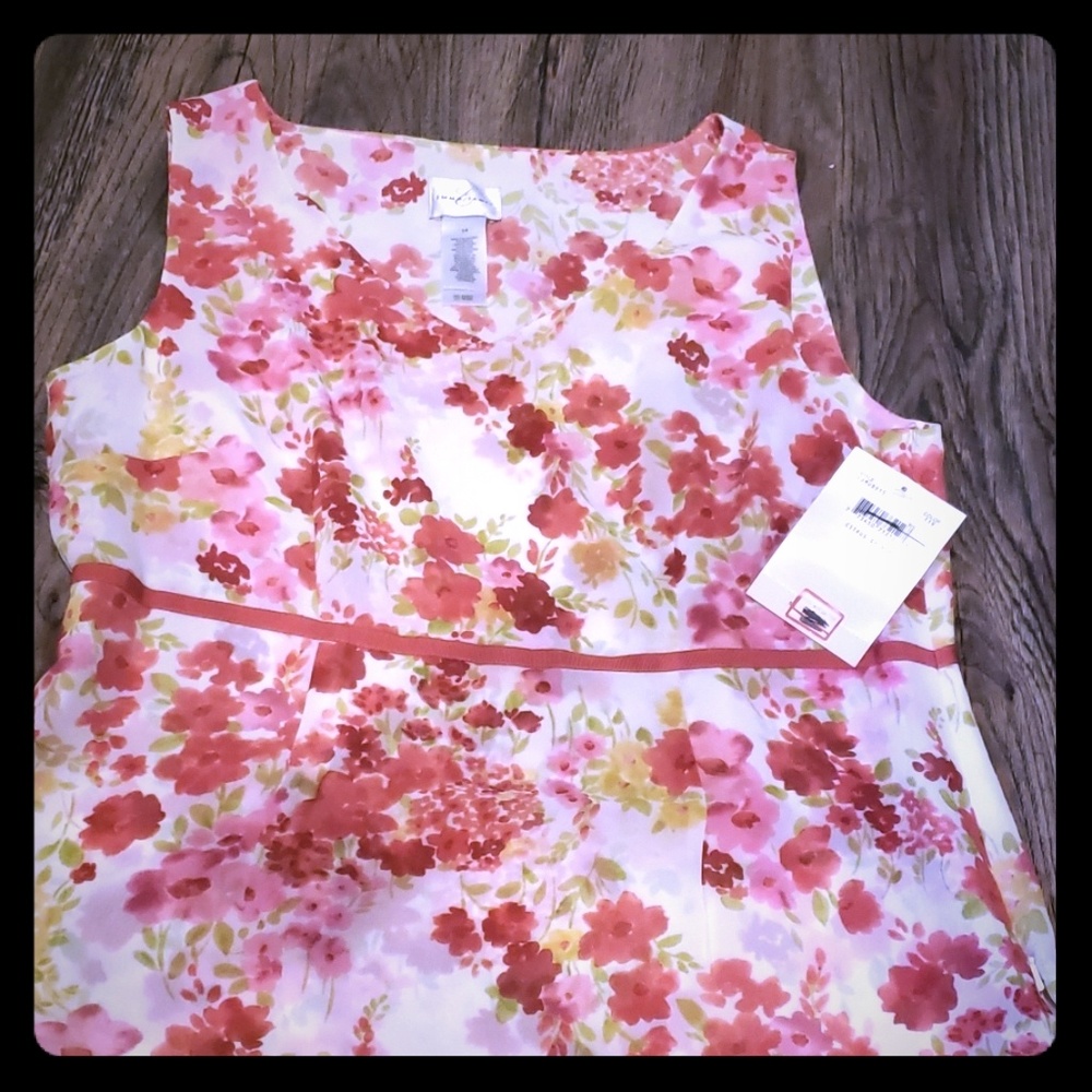 Emma james plus size floral dress top